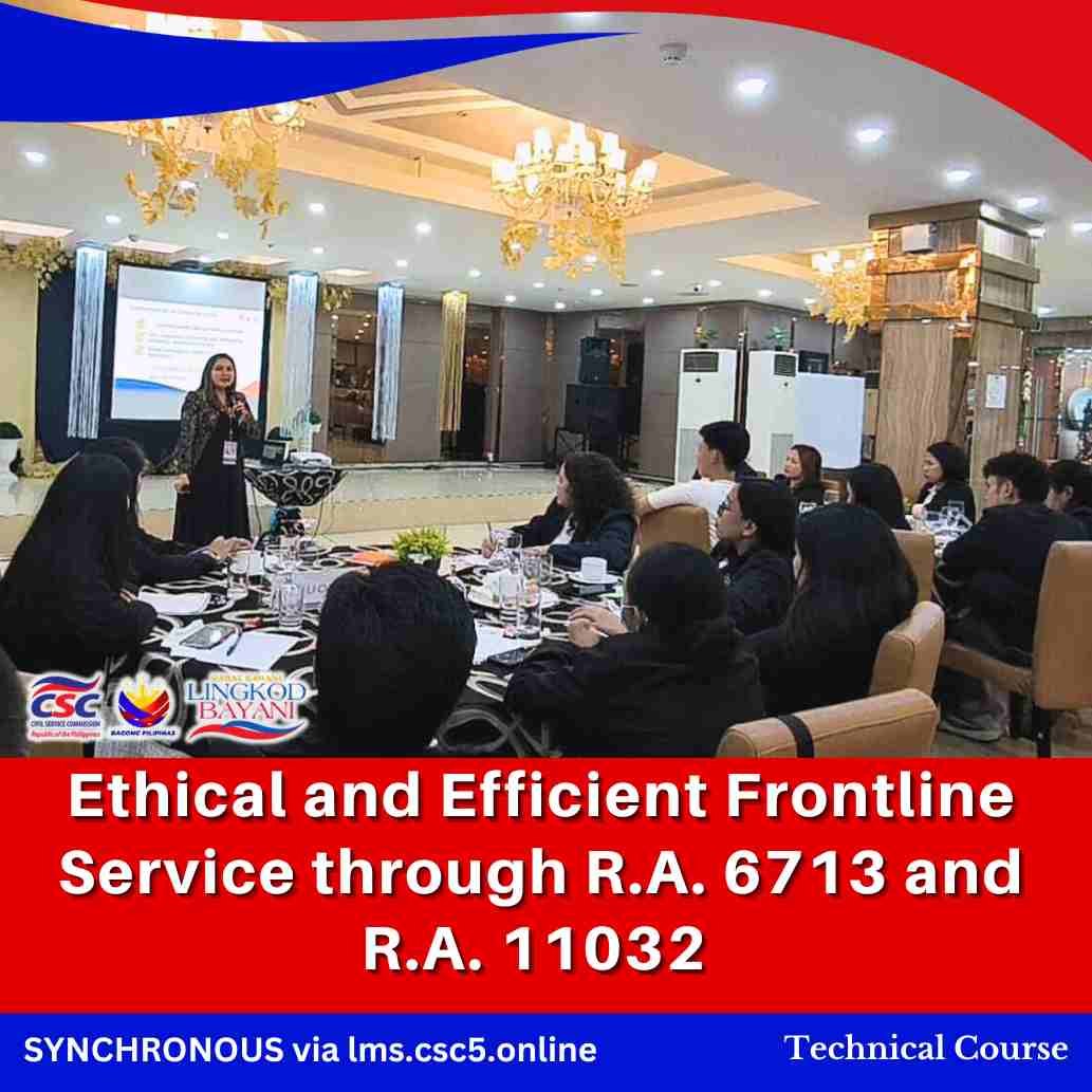Ethical and Efficient Frontline Service through R.A. 6713 and R.A. 11032