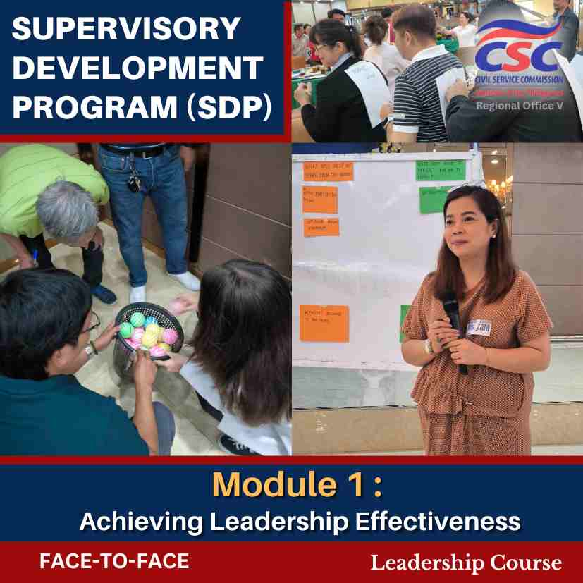 Supervisory Development Program (SDP) Module 1: Achieving Leadership Effectiveness