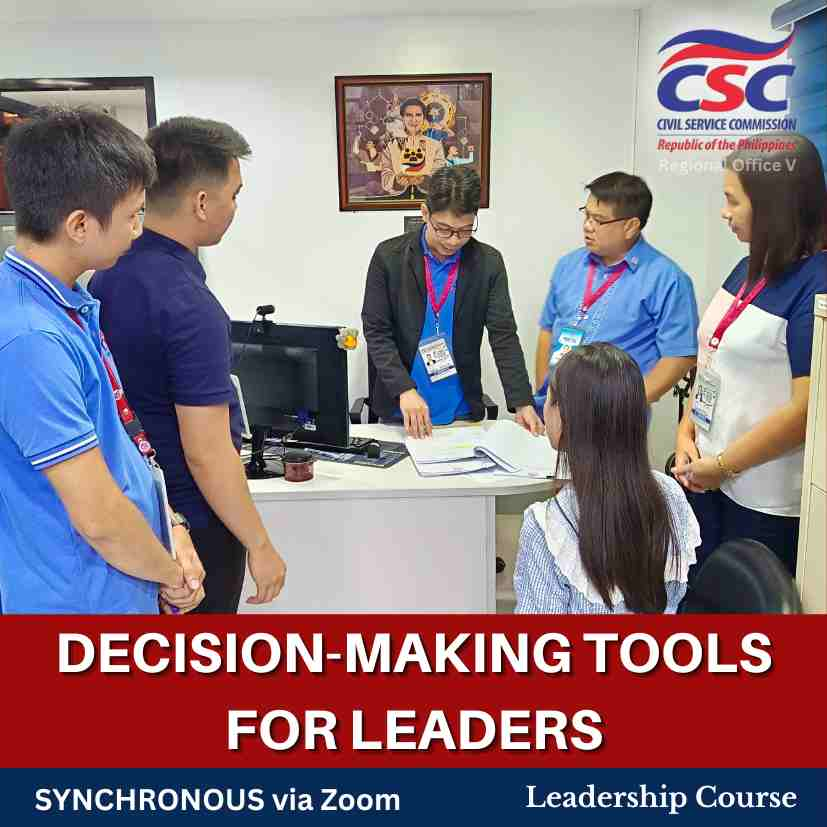 Decision Making Tools for Leaders  ONLINE