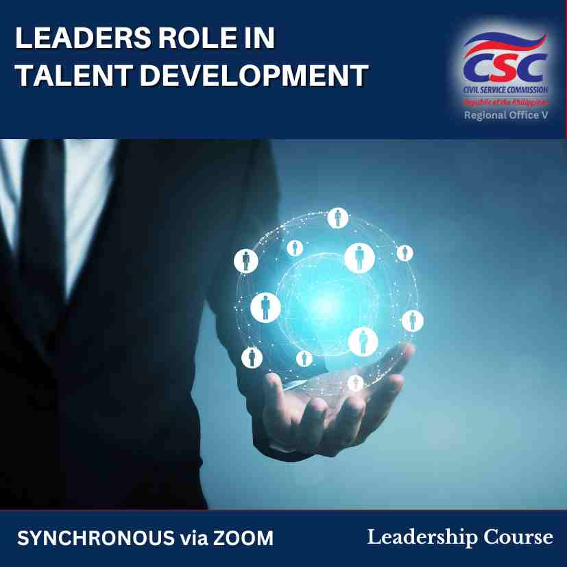 The Leader's Role in Talent Development ONLINE